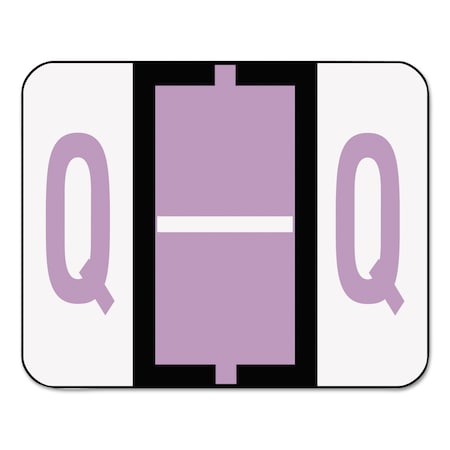 Smead Label, Alphabetic, Color-Coded, Q, Lavender 67087